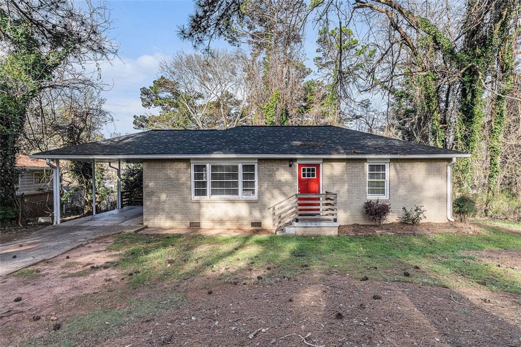 3 bedroom, 1 bathroom, 984 sq ft single family residence sold at 2203 KNOLL Drive, Decatur, GA 30032