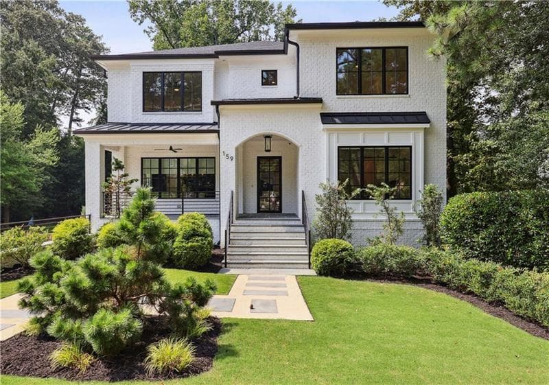 6 bedroom, 6 bathroom single family residence sold at 159 E Wesley Road, Atlanta, GA 30305