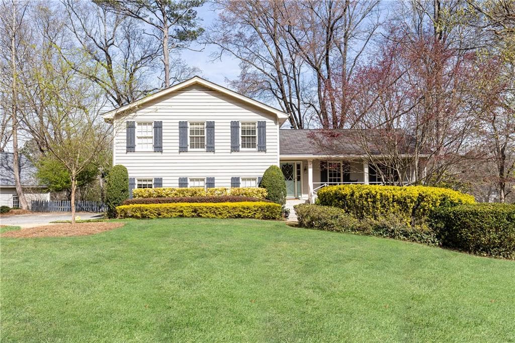 4 bedroom, 4 bathroom single family residence sold at 3605 Wood Valley Court, Brookhaven, GA 30319