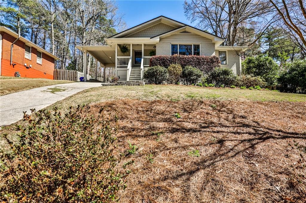 3 bedroom, 2 bathroom single family residence sold at 1031 Willivee Drive, Decatur, GA 30033