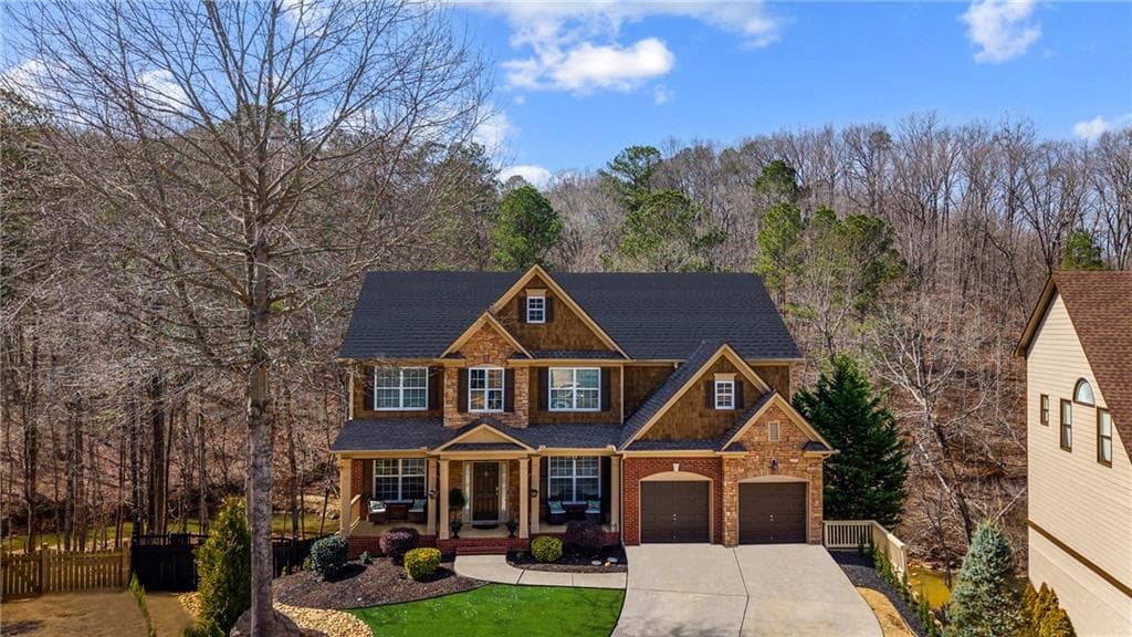5 bedroom, 4 bathroom single family residence sold at 172 Knightwood Point, Acworth, GA 30101