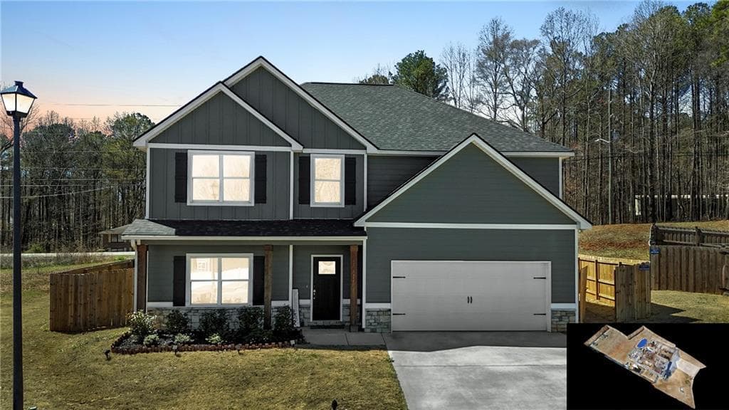 4 bedroom, 3 bathroom single family residence sold at 261 Webster Lake Drive, Temple, GA 30179