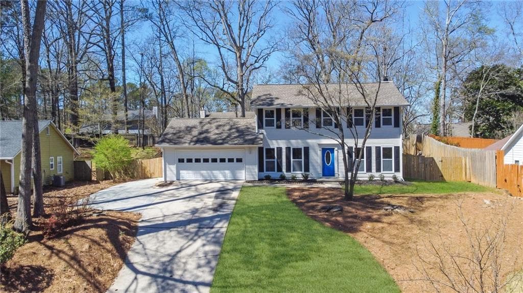 3 bedroom, 3 bathroom single family residence sold at 345 Ivy Mill Court, Roswell, GA 30076