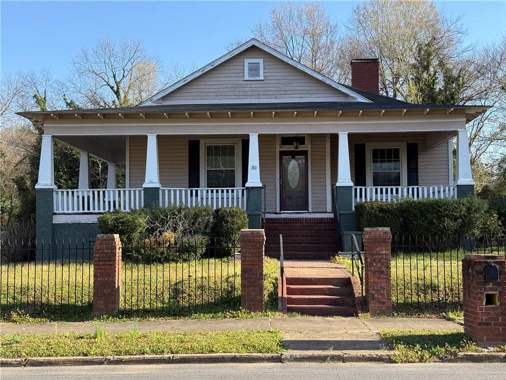 3 bedroom, 2 bathroom single family residence sold at 30 Harvey Street, Rome, GA 30161