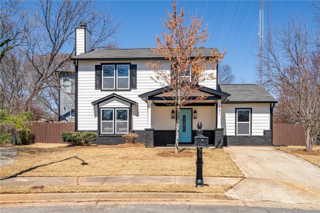 4 bedroom, 3 bathroom single family residence sold at 131 Scruggs Court, Atlanta, GA 30307