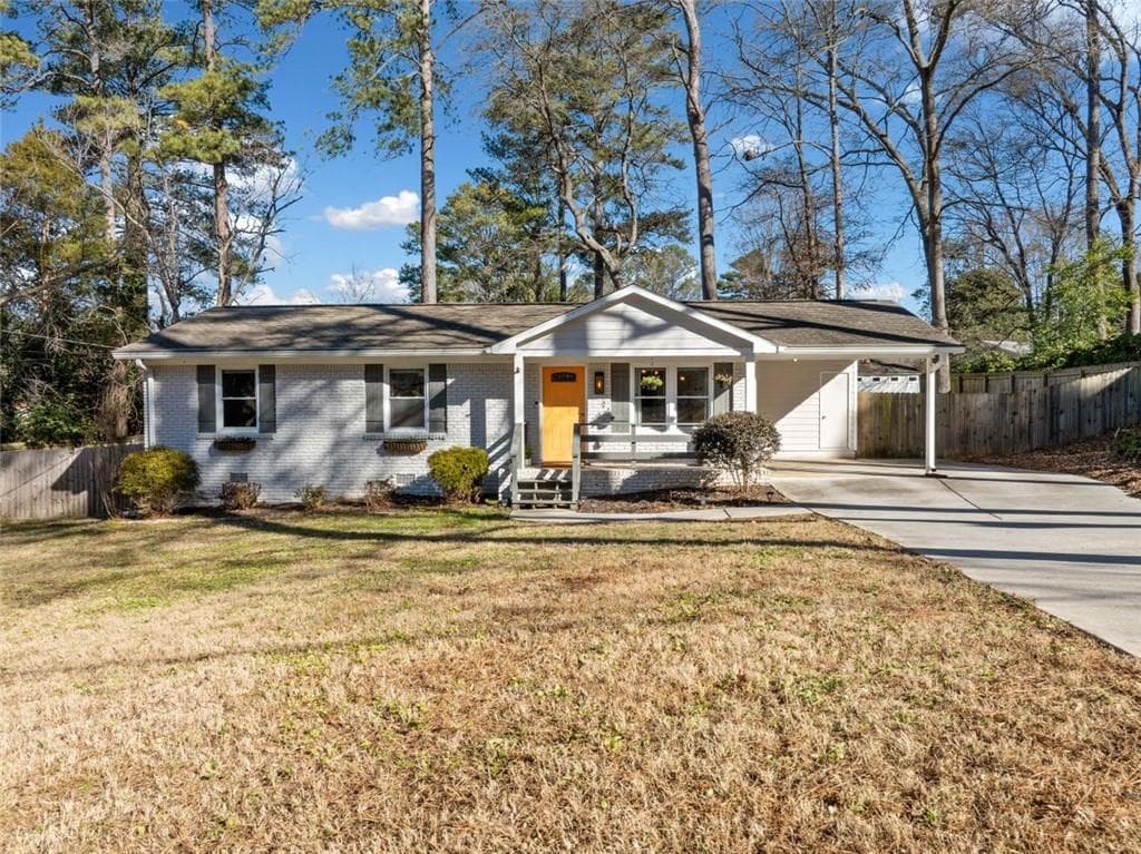 4 bedroom, 3 bathroom single family residence sold at 3383 Kenland Road, Smyrna, GA 30082