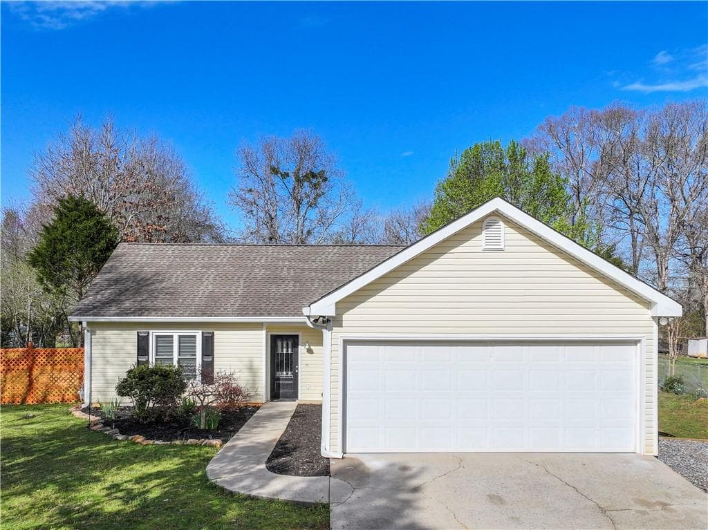 3 bedroom, 2 bathroom single family residence sold at 7750 Silversmith Drive, Cumming, GA 30028
