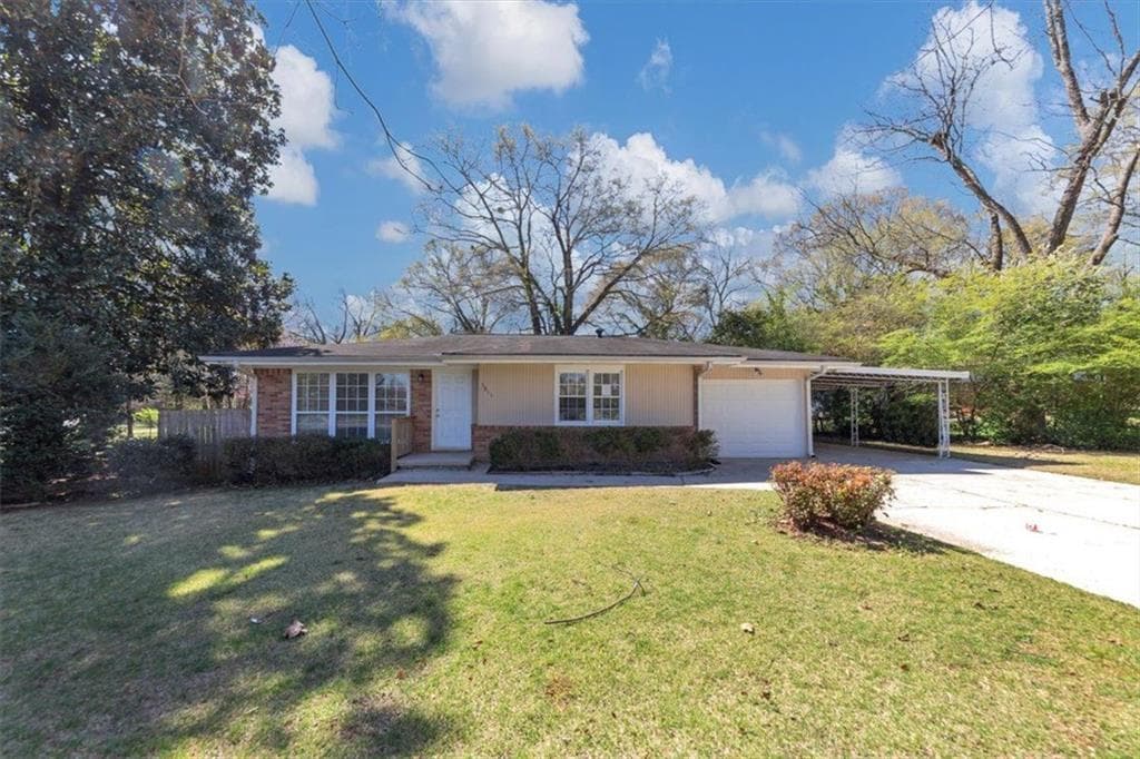 3 bedroom, 1 bathroom single family residence sold at 3811 TURNER HEIGHTS Drive, Decatur, GA 30032