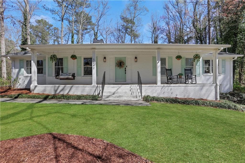 3 bedroom, 3 bathroom single family residence sold at 1342 Bertha Way, Marietta, GA 30062