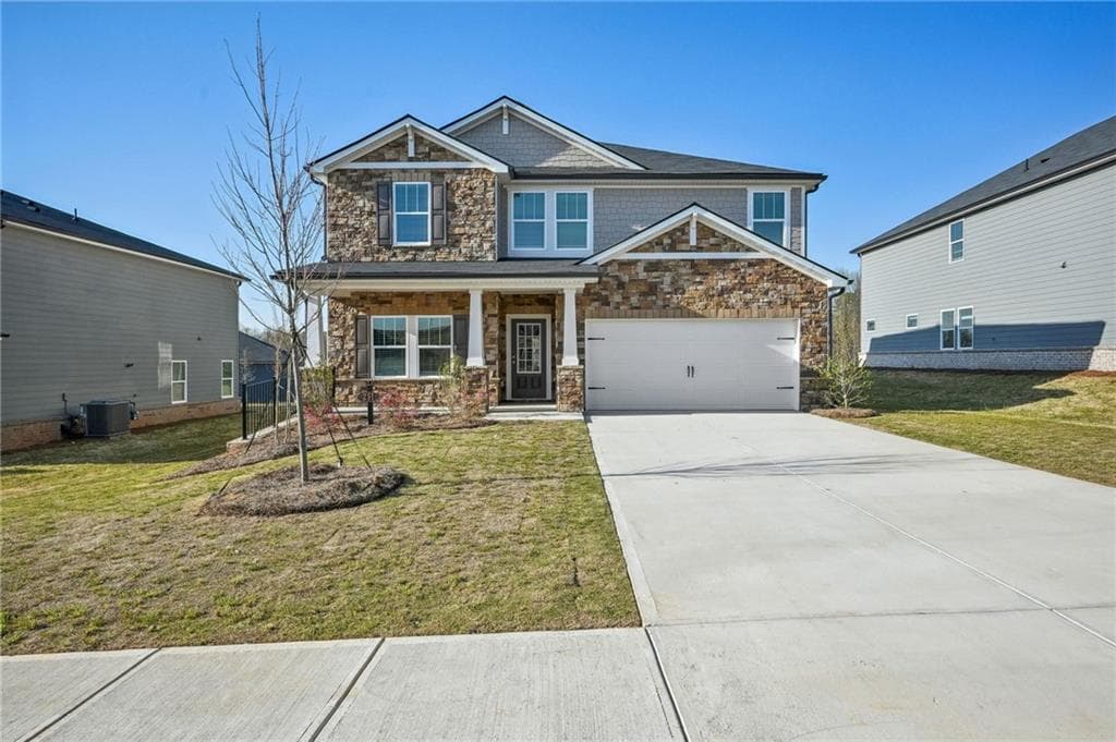 5 bedroom, 3 bathroom single family residence sold at 251 Sope Creek Circle, Pendergrass, GA 30567