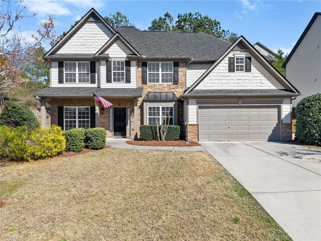 5 bedroom, 3 bathroom single family residence sold at 6025 Thrasher Court, Cumming, GA 30028