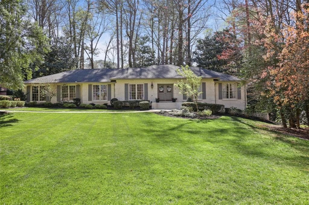 4 bedroom, 3 bathroom single family residence sold at 5369 Vernon Lake Drive, Dunwoody, GA 30338