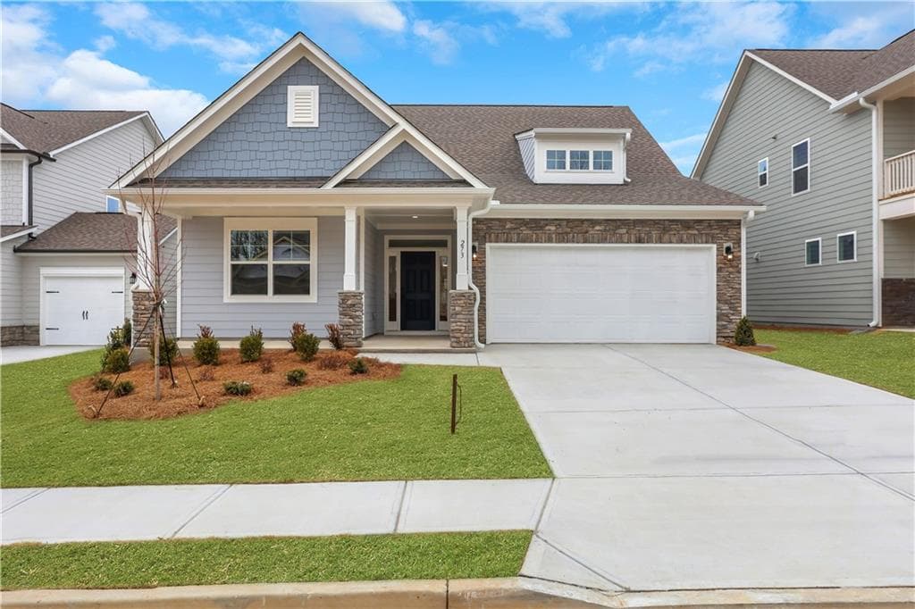 3 bedroom, 3 bathroom single family residence sold at 268 Bull Shoals Way, Hoschton, GA 30548