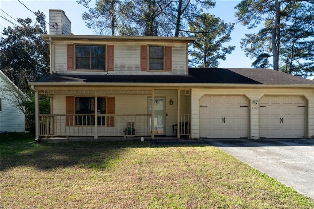 3 bedroom, 3 bathroom single family residence sold at 5450 Forest Pines Drive, Lithonia, GA 30058