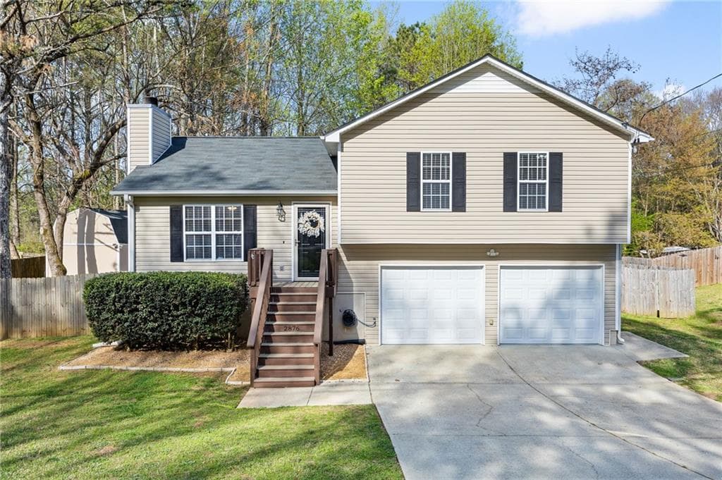 3 bedroom, 2 bathroom single family residence sold at 2876 Davis Mill Road, Dallas, GA 30157