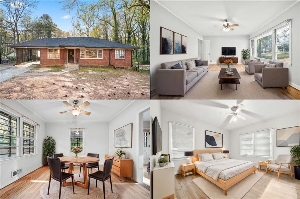 3 bedroom, 2 bathroom single family residence sold at 2122 Kimberly Road, Atlanta, GA 30331