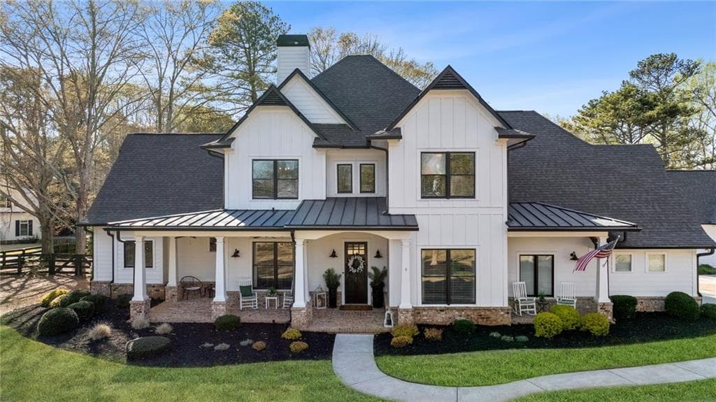 5 bedroom, 5 bathroom single family residence sold at 15290 Freemanville Road, Milton, GA 30004