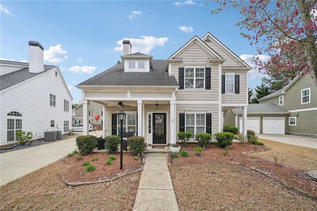 3 bedroom, 3 bathroom, 2,604 sq ft single family residence sold at 3800 Lake Pass Lane, Suwanee, GA 30024