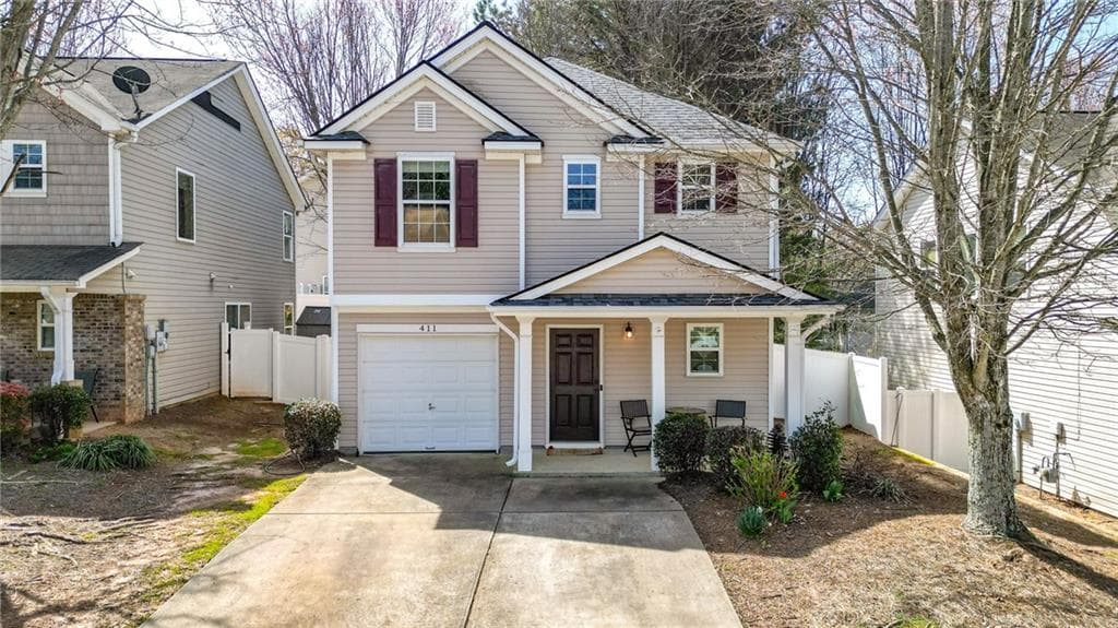 3 bedroom, 3 bathroom single family residence sold at 411 Sureyya Drive, Canton, GA 30114