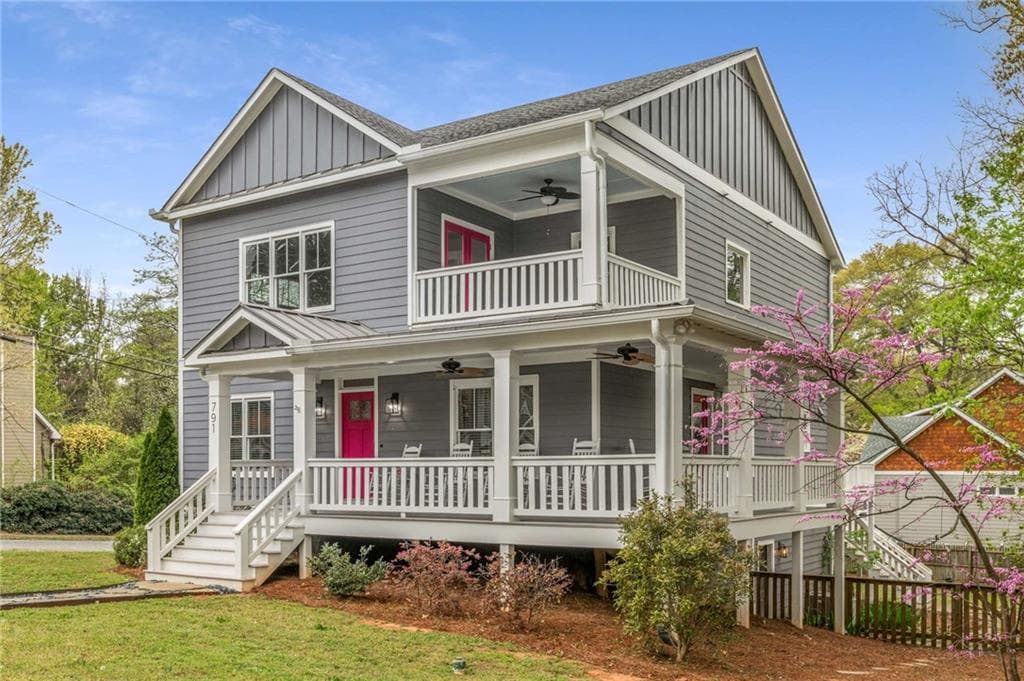4 bedroom, 4 bathroom single family residence sold at 791 Woodland Avenue, Atlanta, GA 30316