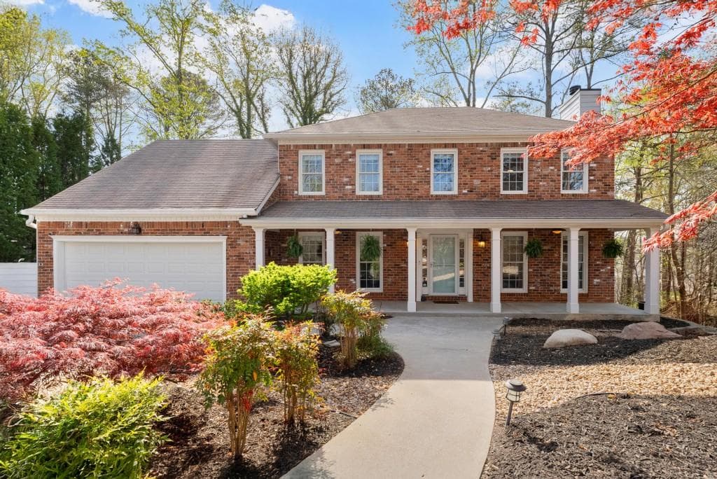 4 bedroom, 3 bathroom single family residence sold at 3824 Running Fox Drive, Marietta, GA 30062