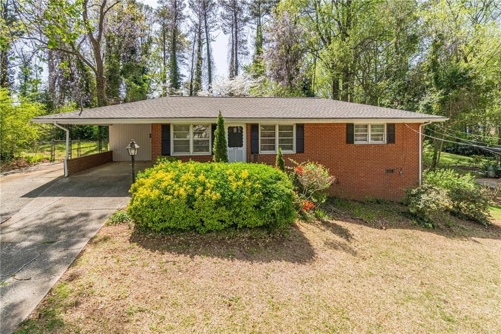 3 bedroom, 2 bathroom single family residence sold at 244 Hurt Drive, Smyrna, GA 30082