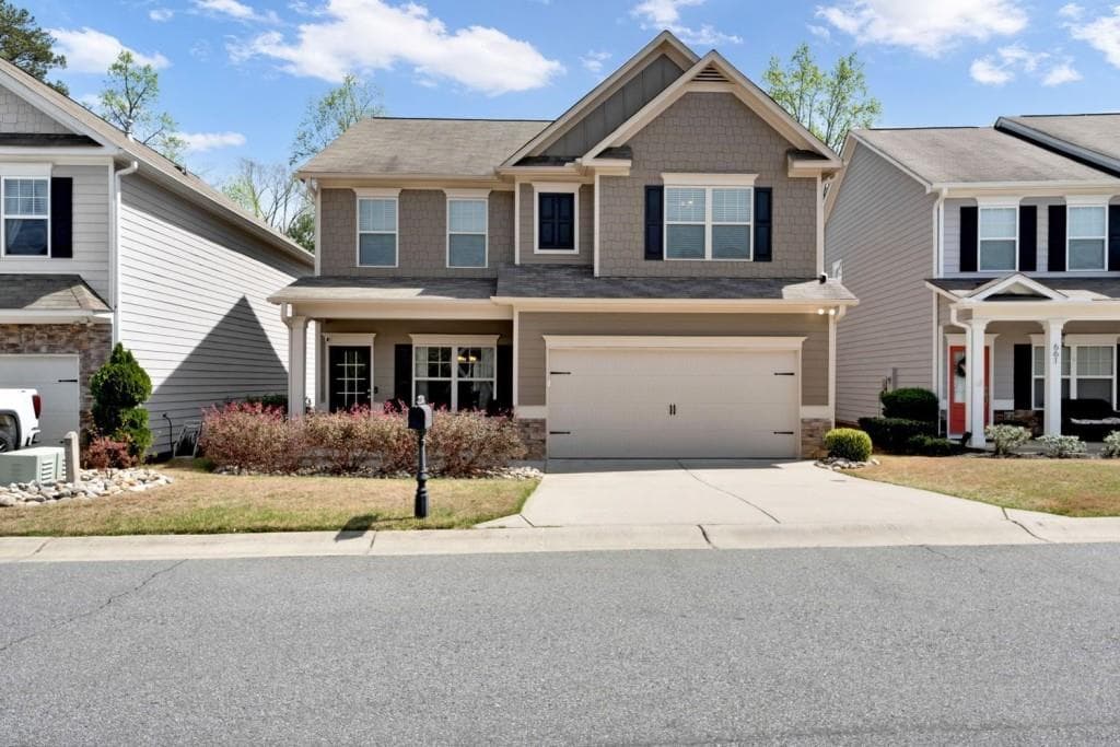 4 bedroom, 3 bathroom single family residence sold at 659 Georgia Way, Woodstock, GA 30188