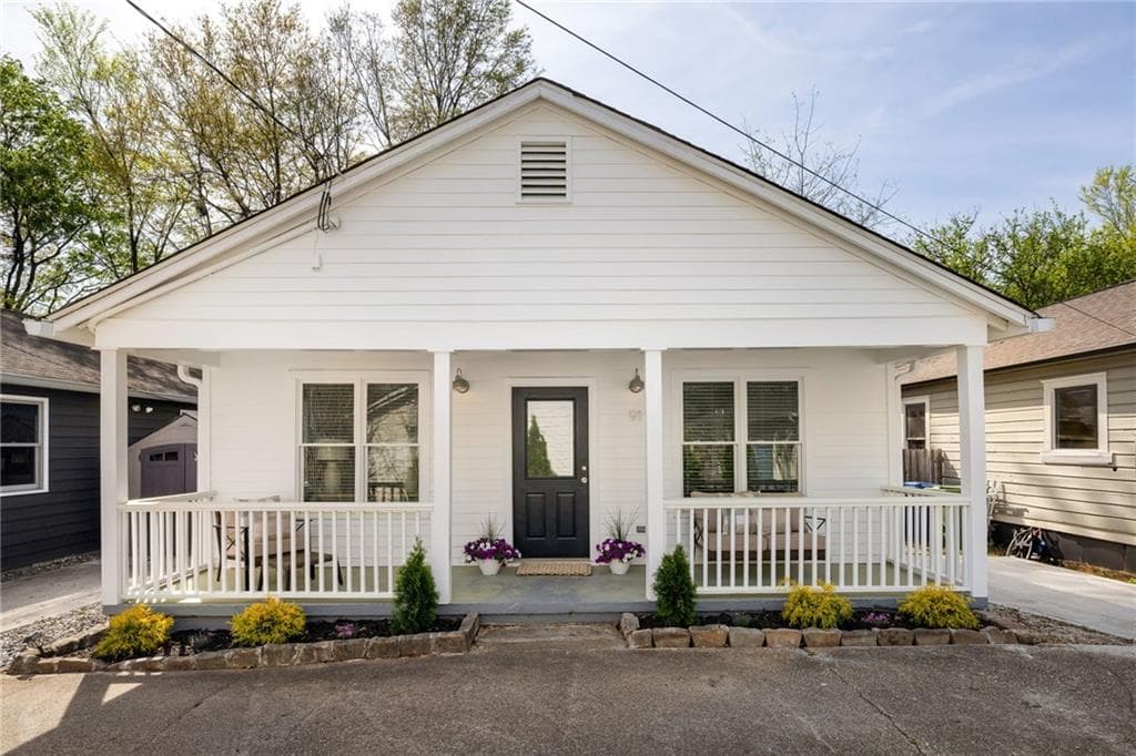 2 bedroom, 2 bathroom single family residence sold at 91 Chester Alley, Atlanta, GA 30316