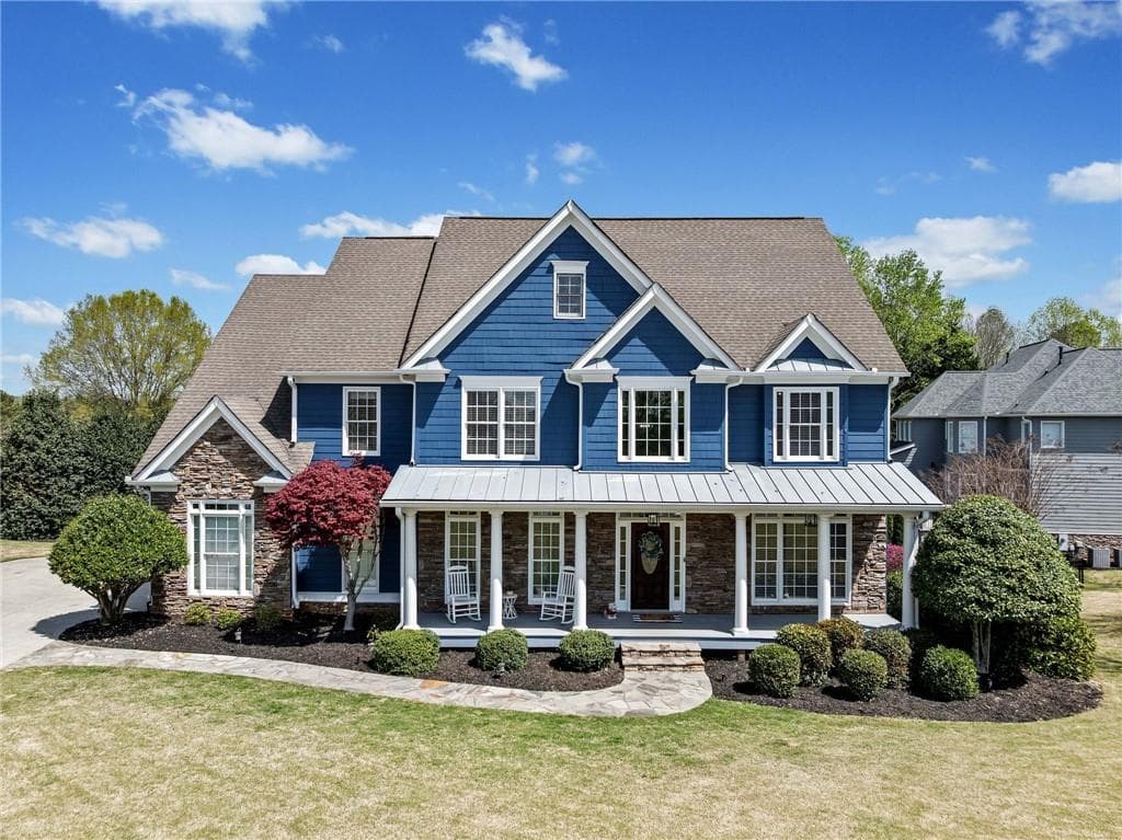 6 bedroom, 6 bathroom single family residence sold at 302 Meadow Lark Crossing, Canton, GA 30114