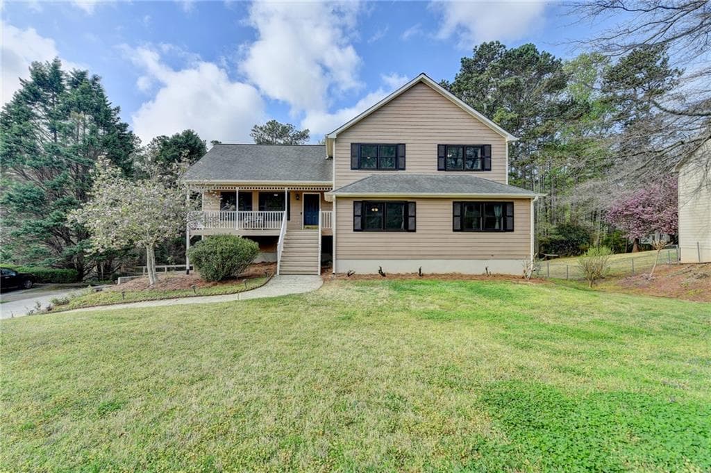 4 bedroom, 3 bathroom single family residence sold at 417 Wood Branch Street, Woodstock, GA 30188