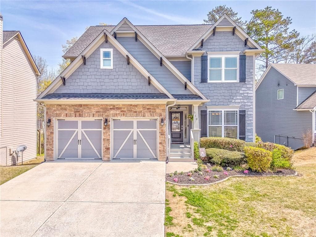 5 bedroom, 4 bathroom single family residence sold at 518 S Fortune Way, Dallas, GA 30157