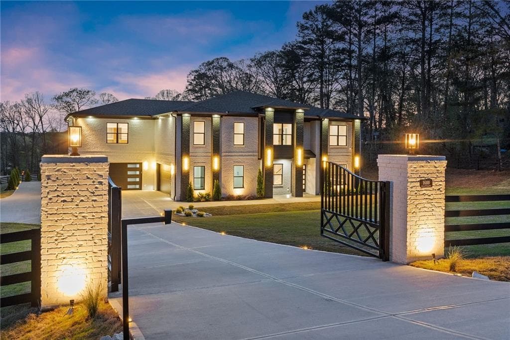 5 bedroom, 6 bathroom, 6,473 sq ft single family residence sold at 1688 Mineral Springs Road, Hoschton, GA 30548