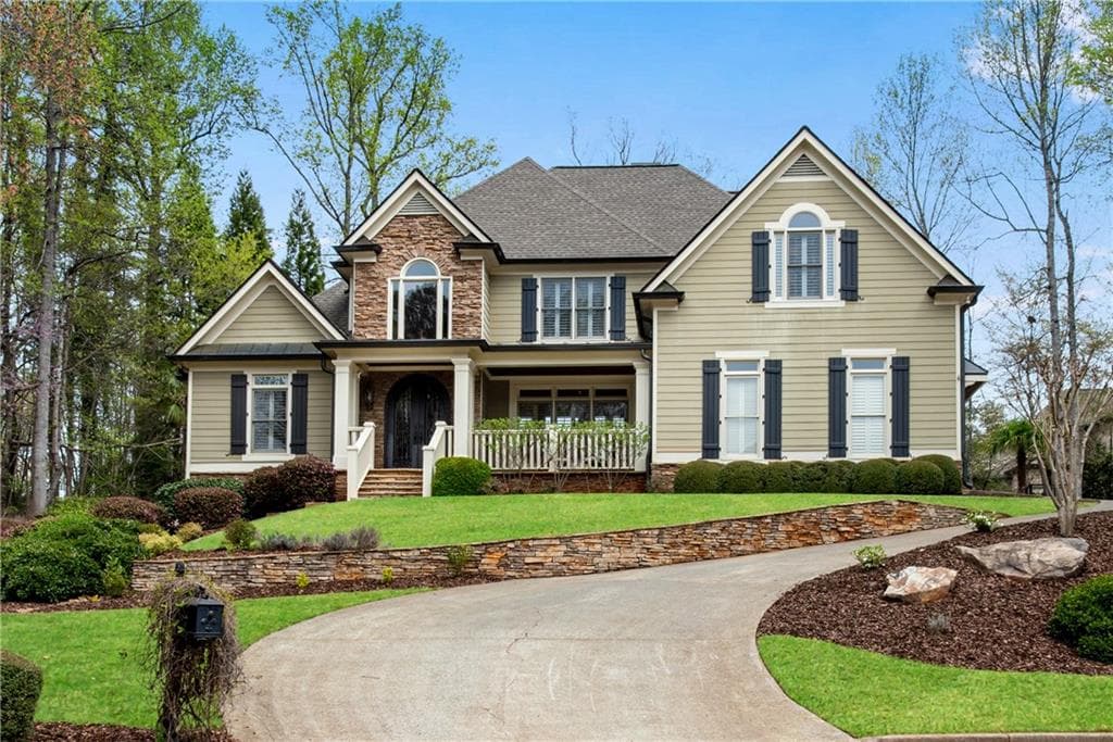 5 bedroom, 5 bathroom single family residence sold at 410 Joanna Tae Court, Alpharetta, GA 30004