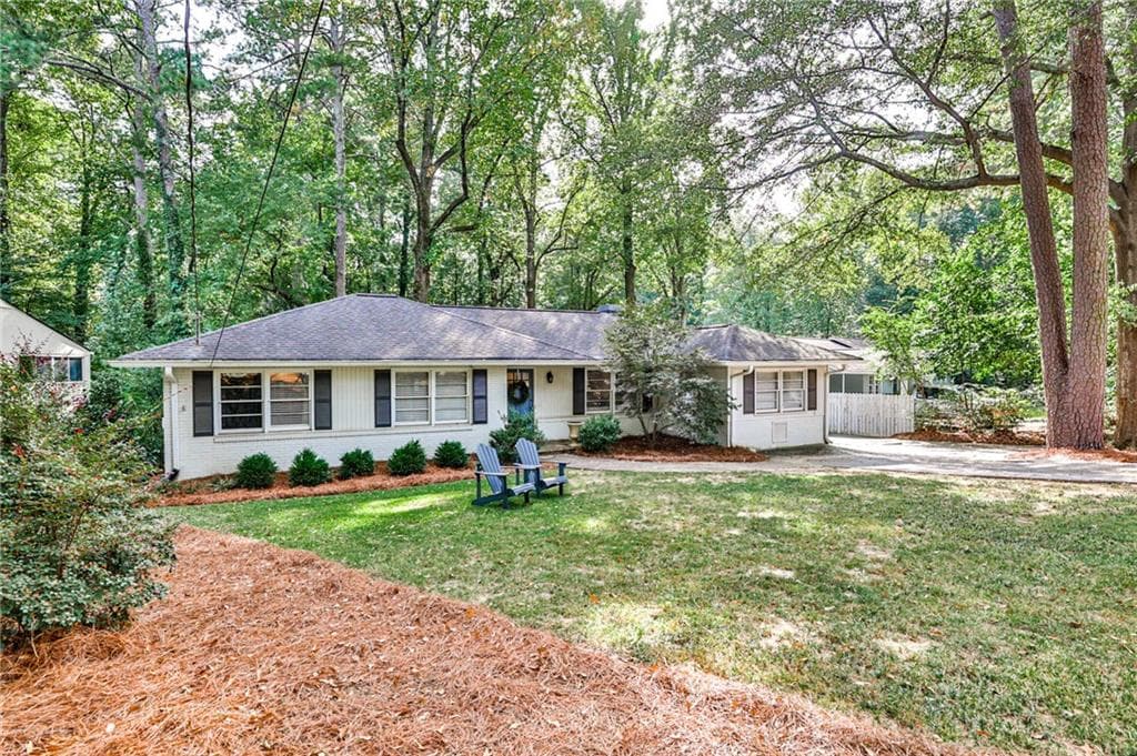 4 bedroom, 3 bathroom single family residence sold at 1309 Brookshire Lane, Brookhaven, GA 30319