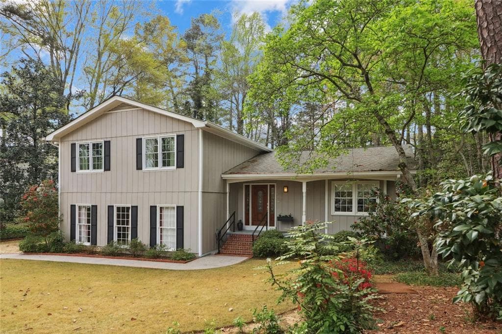 4 bedroom, 3 bathroom single family residence sold at 1244 Arden Drive, Marietta, GA 30008