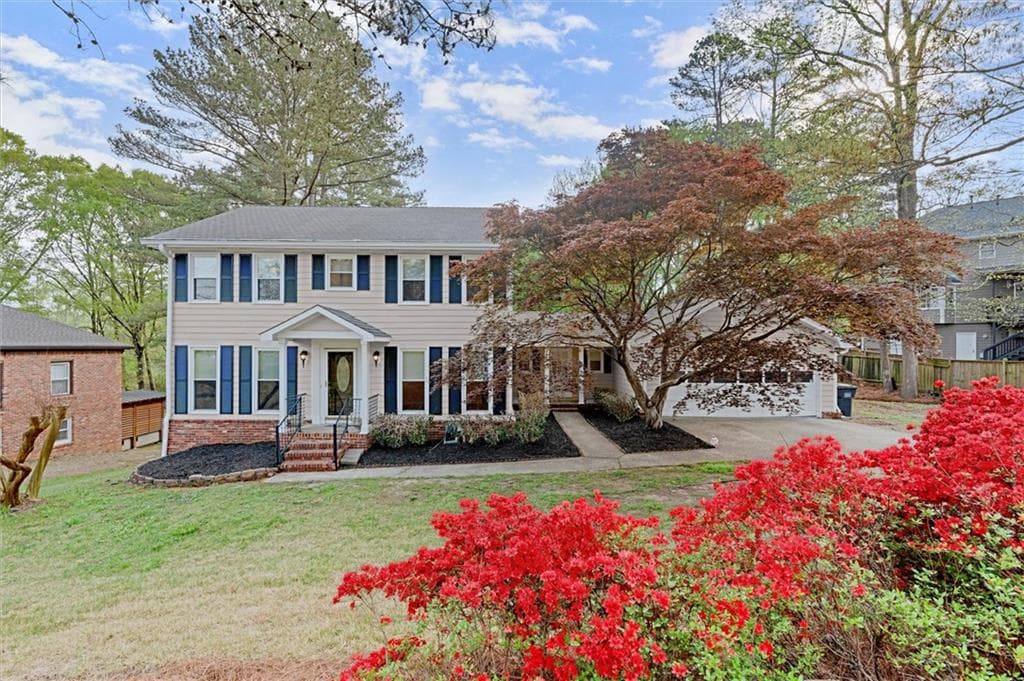 4 bedroom, 3 bathroom single family residence sold at 1196 Oak Road, Lilburn, GA 30047