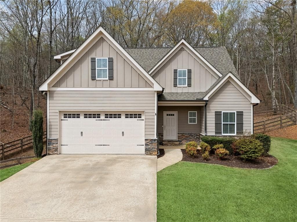 4 bedroom, 4 bathroom single family residence sold at 104 GLEN PINE TR, Dawsonville, GA 30534