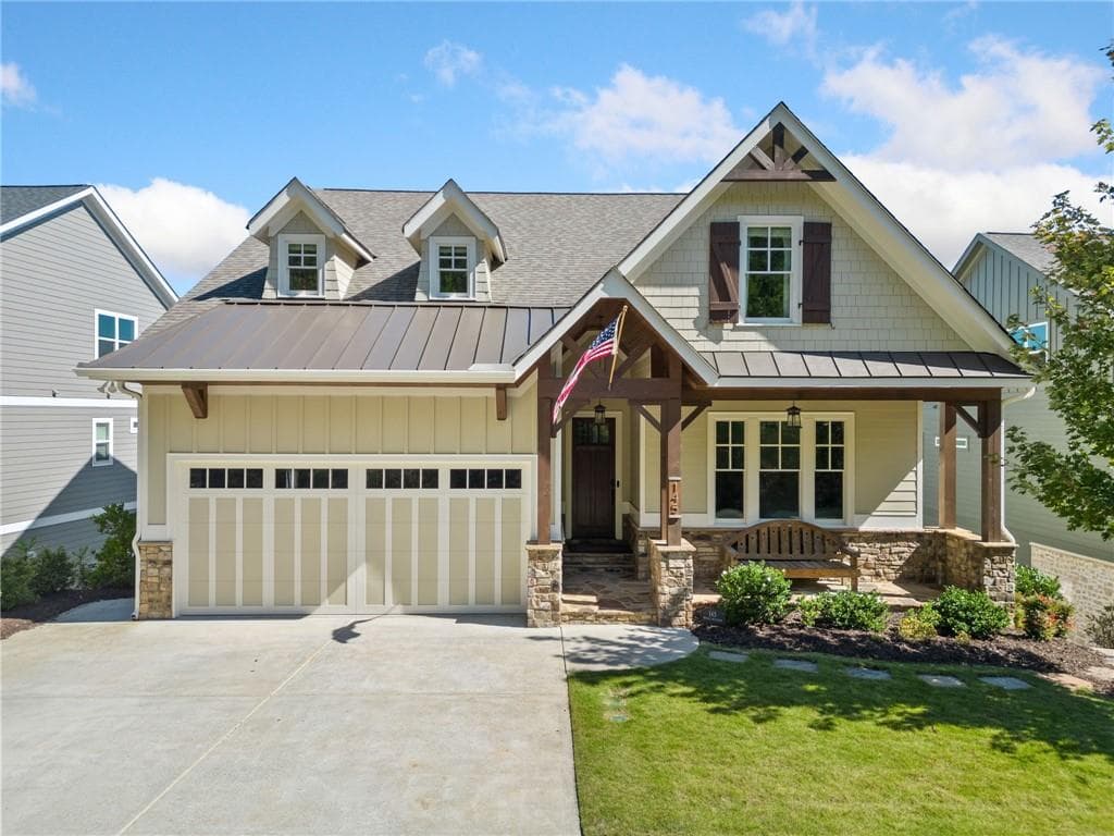 5 bedroom, 5 bathroom single family residence sold at 145 Sunset Peak Court, Waleska, GA 30183