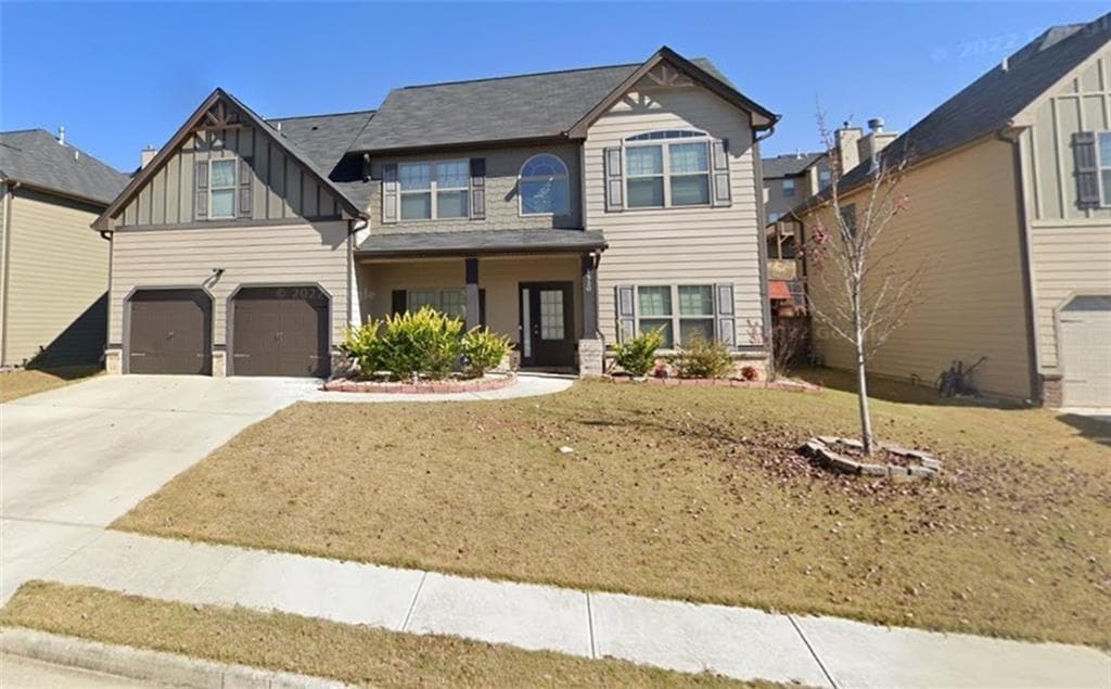 5 bedroom, 4 bathroom single family residence sold at 1520 Long Acre Drive, Loganville, GA 30052