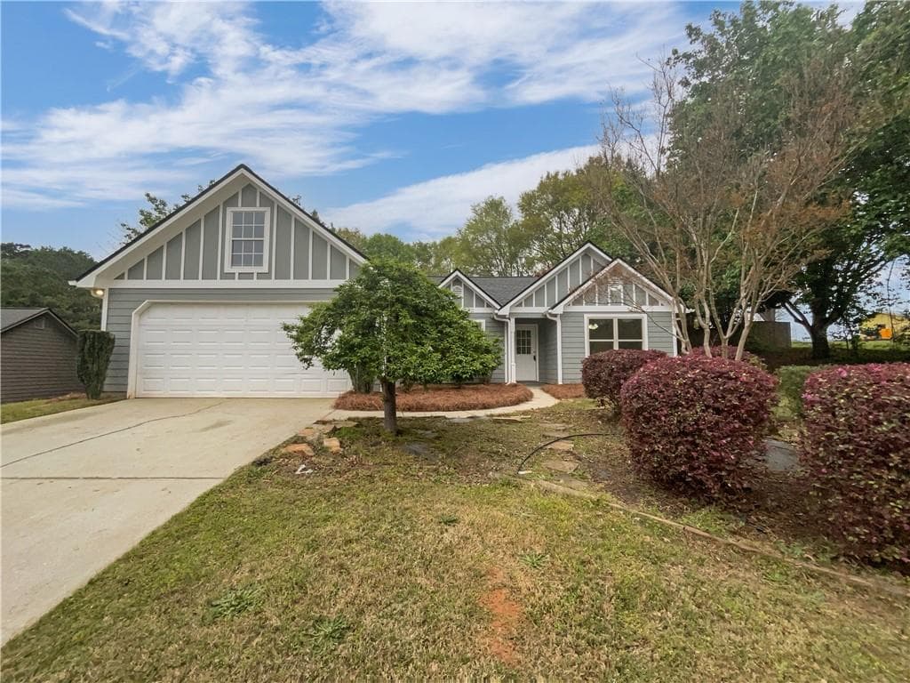 3 bedroom, 2 bathroom single family residence sold at 2021 Emerald Drive, Loganville, GA 30052