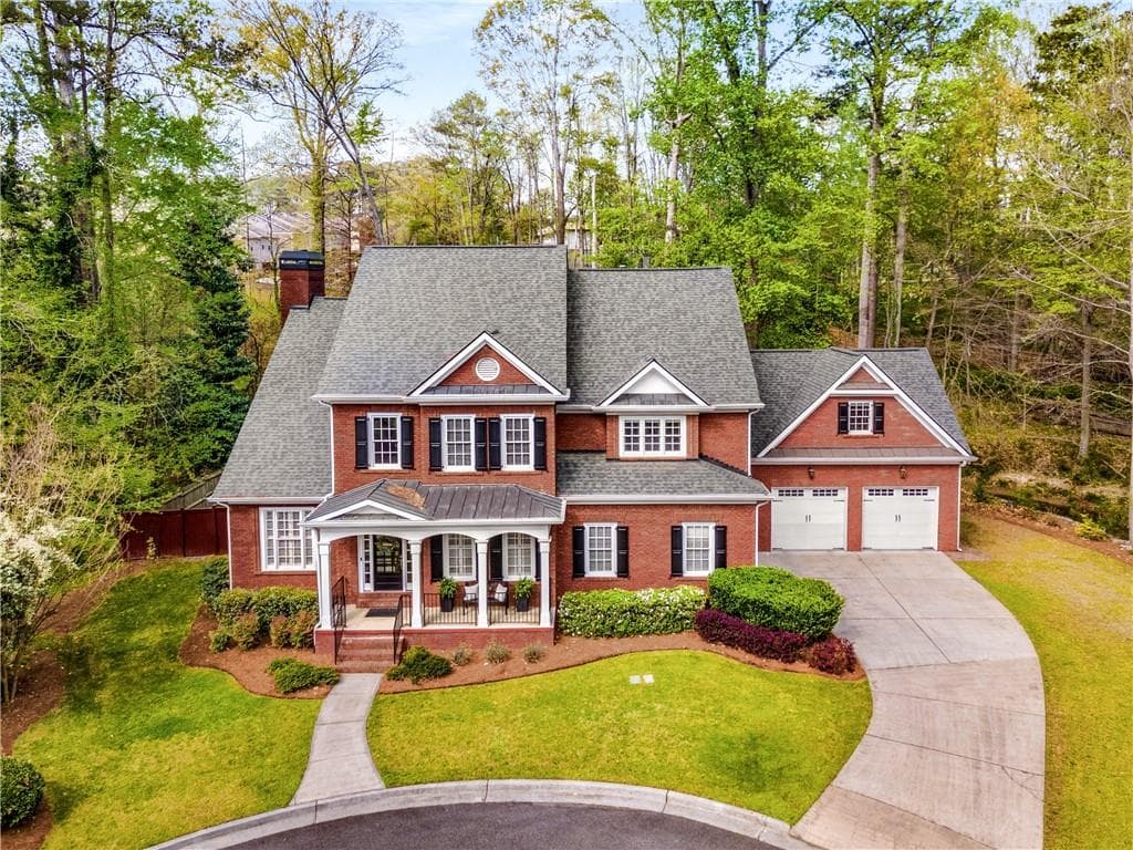 5 bedroom, 4 bathroom single family residence sold at 4396 Old Georgetown Trail, Dunwoody, GA 30338