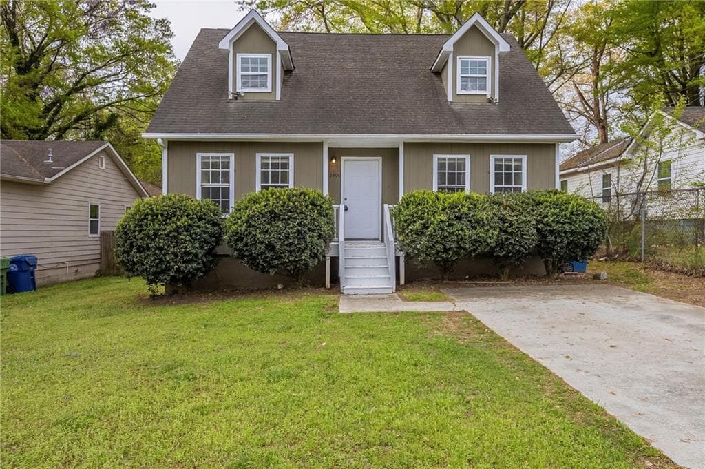 3 bedroom, 2 bathroom single family residence sold at 3490 Thompson Drive, Atlanta, GA 30331