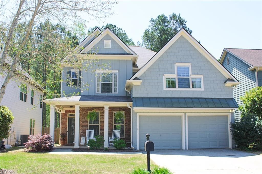 4 bedroom, 3 bathroom single family residence sold at 307 Downing Creek Trail, Canton, GA 30114