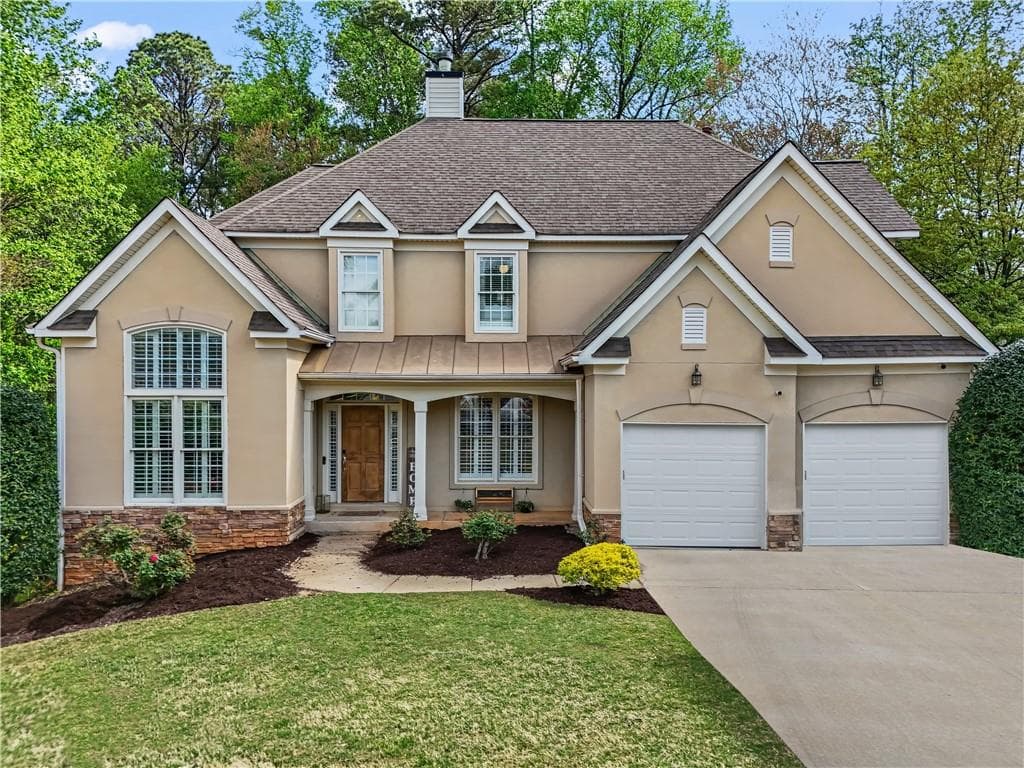 5 bedroom, 4 bathroom single family residence sold at 1529 Monarch Drive, Marietta, GA 30062