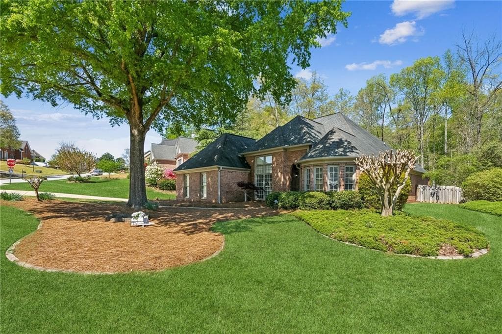 4 bedroom, 3 bathroom single family residence sold at 6382 Mountain Ridge Circle, Sugar Hill, GA 30518