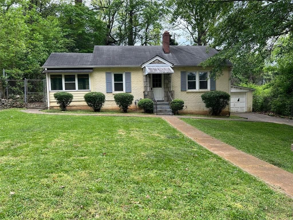 2 bedroom, 1 bathroom single family residence sold at 1604 STEELE Drive, Atlanta, GA 30309