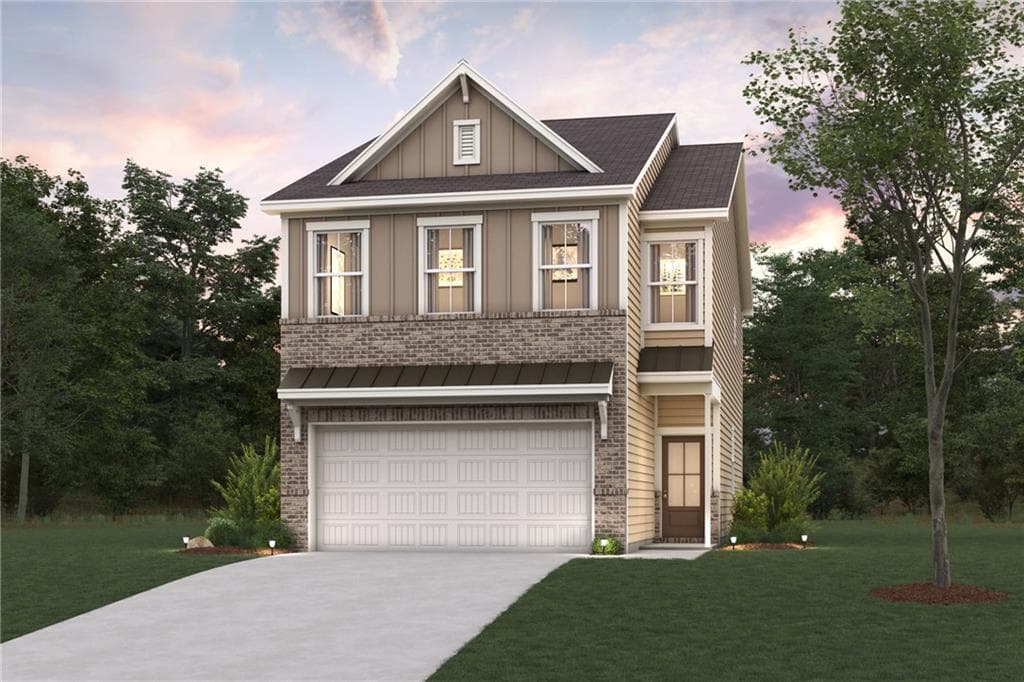 3 bedroom, 3 bathroom, 1,855 sq ft townhouse sold at 1008 Sutherland Lane (lot 39), Lawrenceville, GA 30043