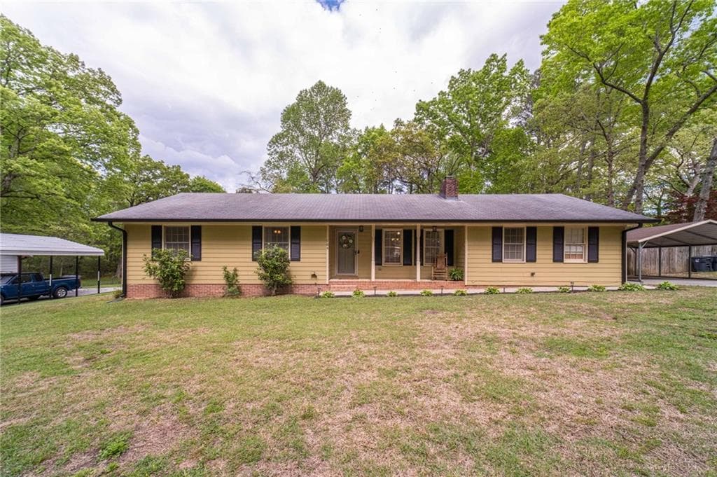 3 bedroom, 2 bathroom single family residence sold at 284 Zion Wood Road, Loganville, GA 30052