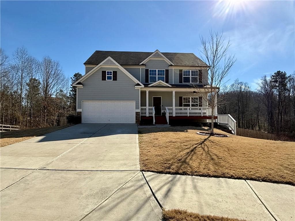 4 bedroom, 3 bathroom single family residence sold at 121 Birch River Court, Dallas, GA 30132