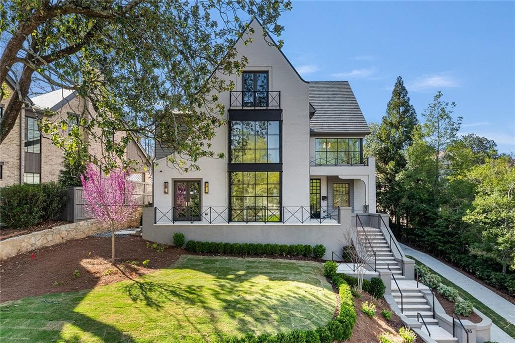 5 bedroom, 6 bathroom, 5,271 sq ft single family residence sold at 96 The Prado, Atlanta, GA 30309